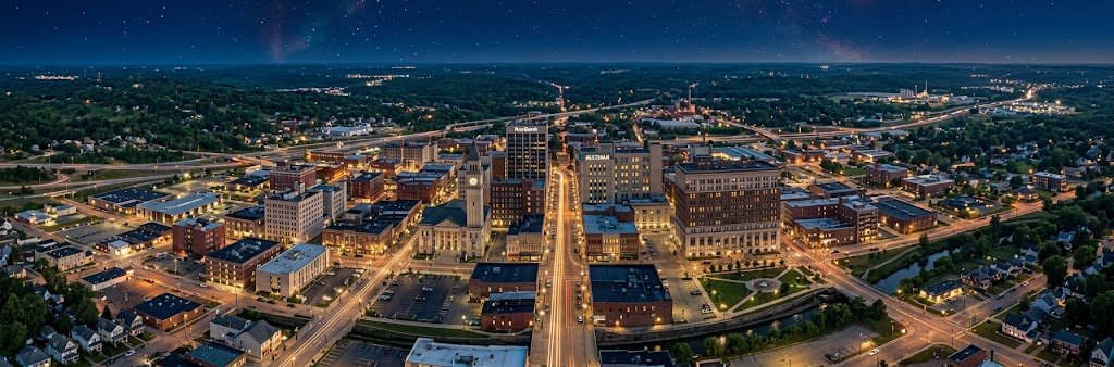 Canton, Ohio skyline